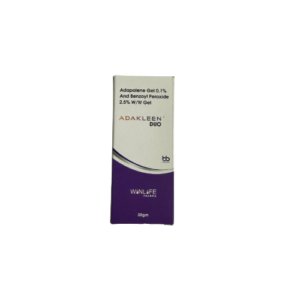 ADAKLEEN DUO ADAKLEEN DUO ADAPALENE GEL 0.1% AND BENZOYL PEROXIDE 2.5% W/W GEL